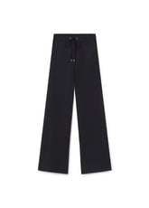 Straight Trousers with Pinstripe Elastic